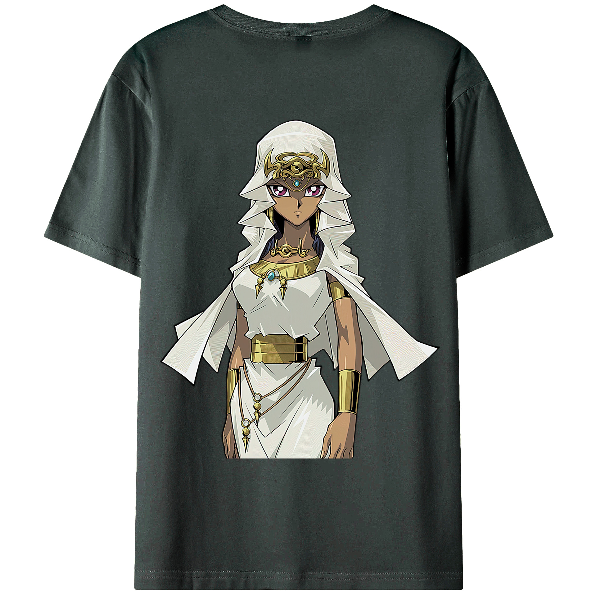 （画像用） 遊☆戯☆王 Yu-Gi-Oh! 綿100％ メンズ半袖Tシャツ（バックプリント） 通気性
